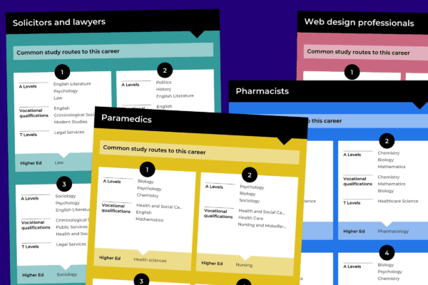 Study Routes infographics